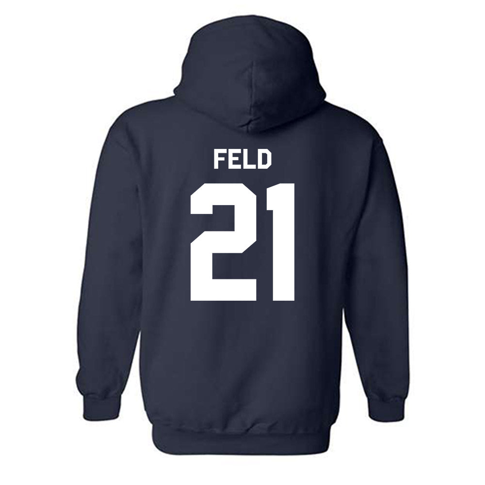 Gonzaga - NCAA Baseball : Justin Feld - Classic Shersey Hooded Sweatshirt-1