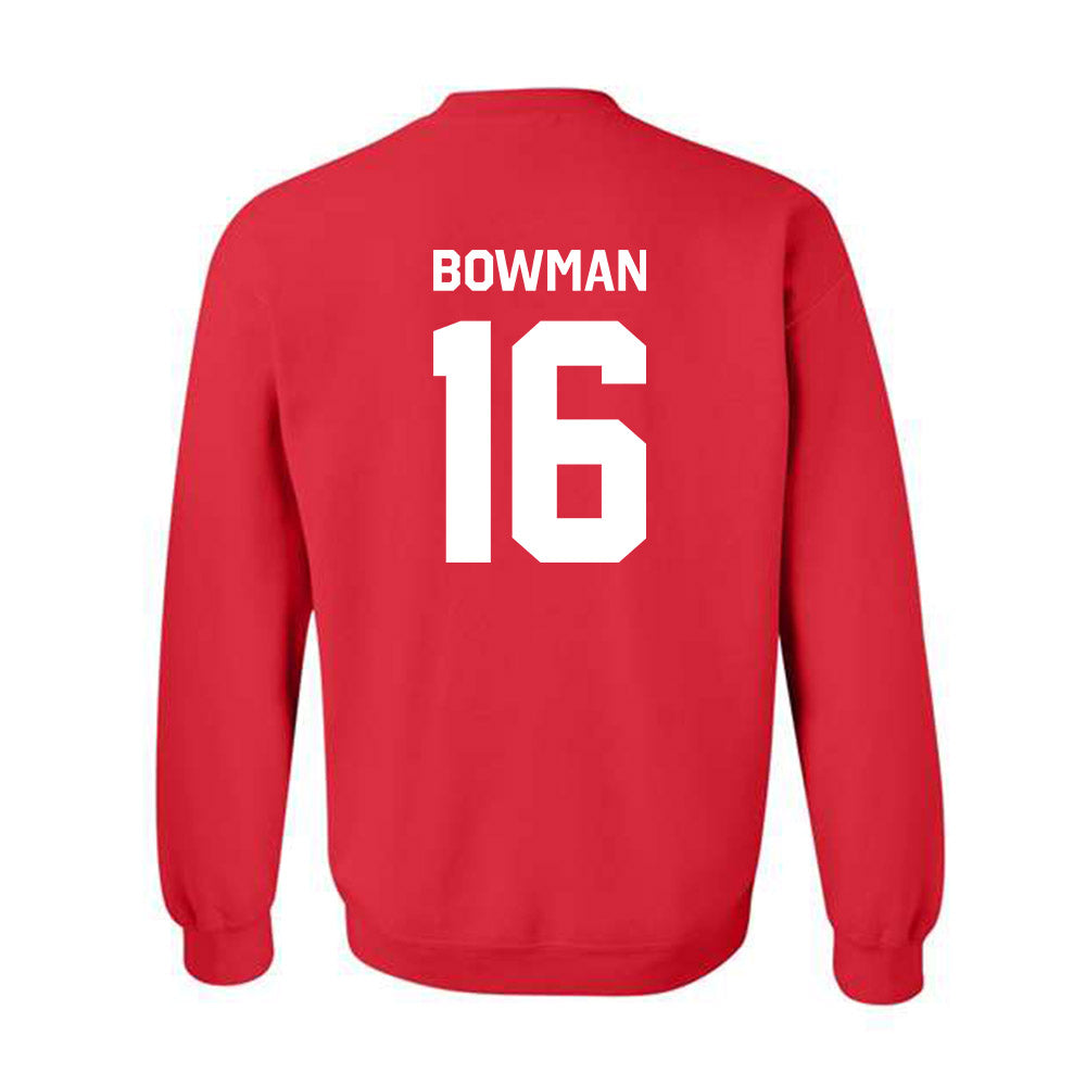 Gonzaga - NCAA Baseball : Zach Bowman - Classic Shersey Crewneck Sweatshirt-1
