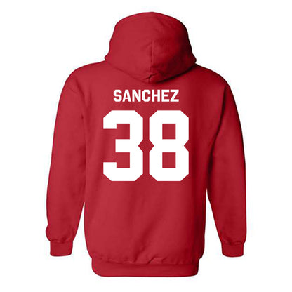 Gonzaga - NCAA Baseball : Ricardo Sanchez - Classic Shersey Hooded Sweatshirt-1