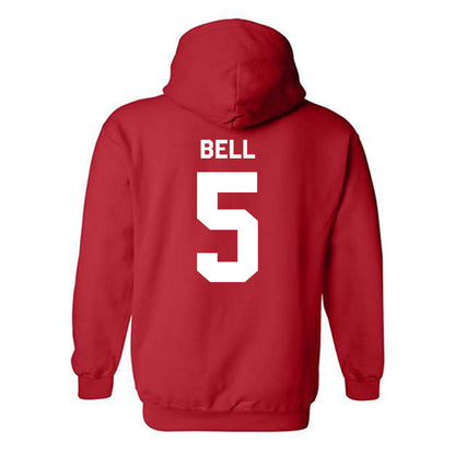 Gonzaga - NCAA Baseball : Mikey Bell - Classic Shersey Hooded Sweatshirt-1