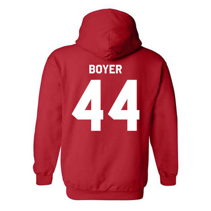 Gonzaga - NCAA Baseball : Carson Boyer - Classic Shersey Hooded Sweatshirt-1