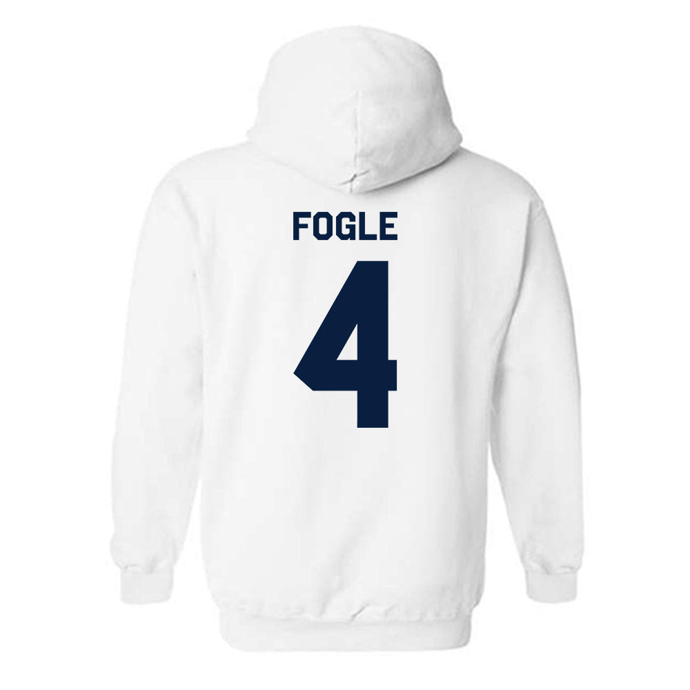 Gonzaga - NCAA Men's Basketball : Davis Fogle - Classic Shersey Hooded Sweatshirt-1