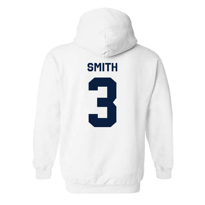 Gonzaga - NCAA Men's Basketball : Braeden Smith - Classic Shersey Hooded Sweatshirt-1