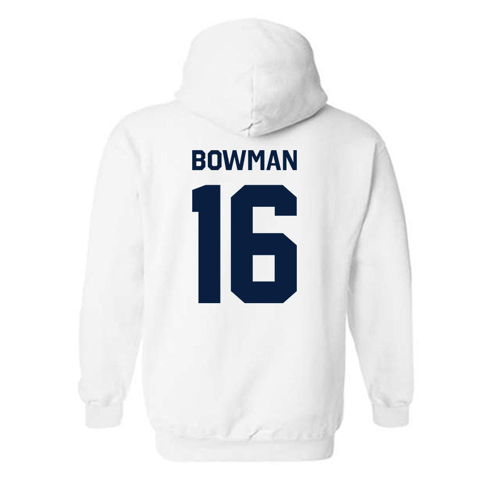 Gonzaga - NCAA Baseball : Zach Bowman - Classic Shersey Hooded Sweatshirt-1