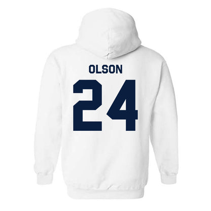 Gonzaga - NCAA Men's Soccer : Morgan Olson - Classic Shersey Hooded Sweatshirt-1
