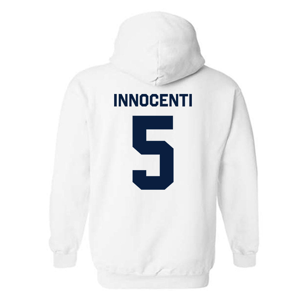 Gonzaga - NCAA Men's Basketball : Emmanuel Innocenti - Classic Shersey Hooded Sweatshirt-1
