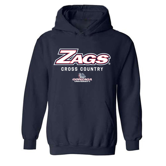 Gonzaga - NCAA Men's Cross Country : Hayden Roberts - Classic Shersey Hooded Sweatshirt-0