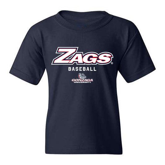 Gonzaga - NCAA Baseball : Quinn Hubbs - Classic Shersey Youth T-Shirt-0