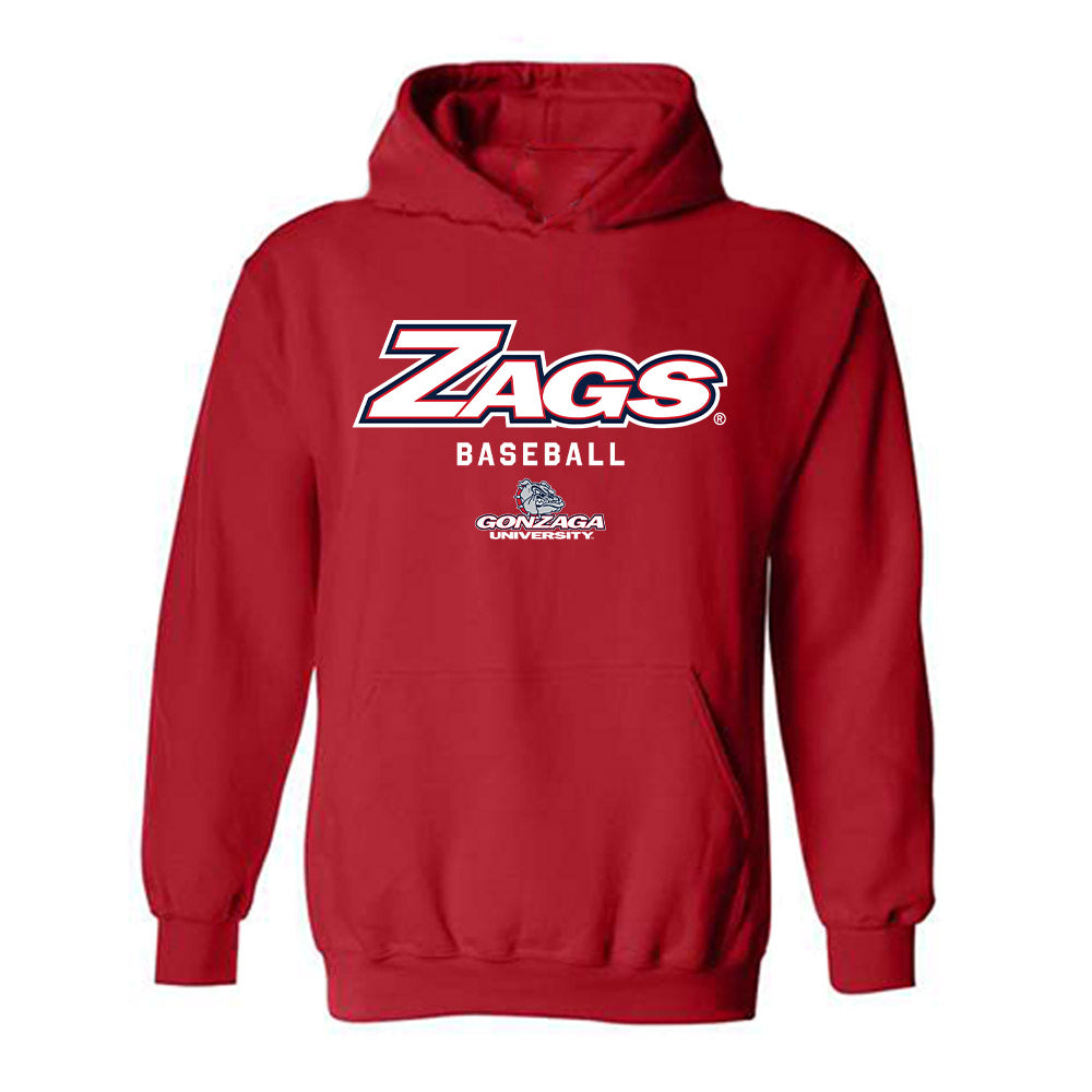 Gonzaga - NCAA Baseball : Michael Cunneely - Classic Shersey Hooded Sweatshirt-0