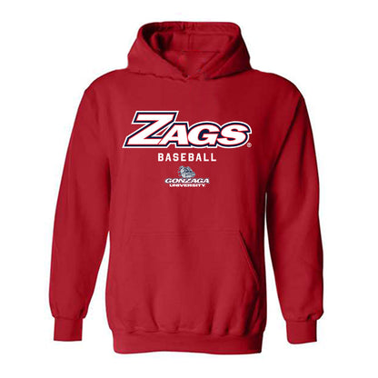 Gonzaga - NCAA Baseball : Michael Cunneely - Classic Shersey Hooded Sweatshirt-0