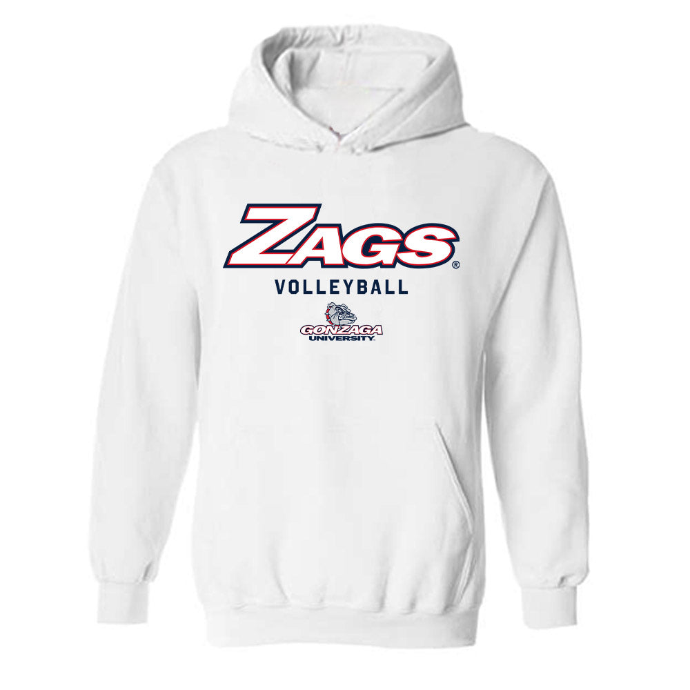 Gonzaga - NCAA Women's Volleyball : Claire Wagstaff - Classic Shersey Hooded Sweatshirt-1