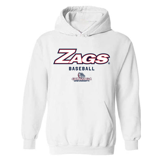 Gonzaga - NCAA Baseball : Andrew Cisneros - Classic Shersey Hooded Sweatshirt-0