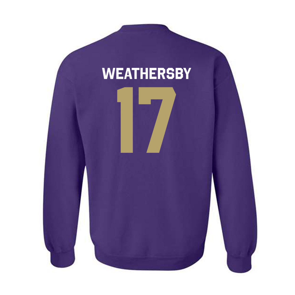 JMU - NCAA Football : Gannon Weathersby - Classic Shersey Crewneck Sweatshirt-1