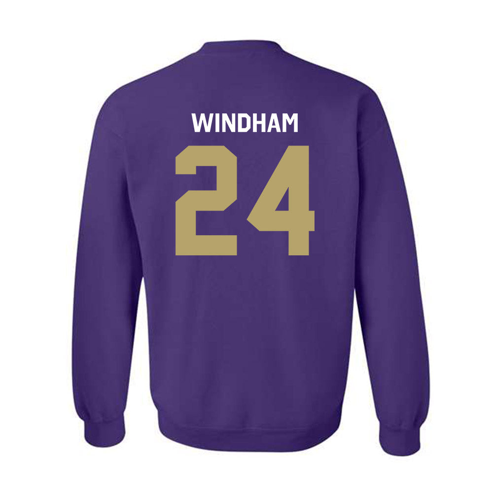 JMU - NCAA Men's Basketball : KJ Windham - Classic Shersey Crewneck Sweatshirt-1