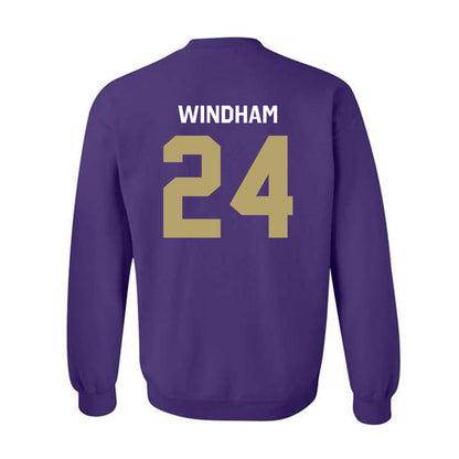 JMU - NCAA Men's Basketball : KJ Windham - Classic Shersey Crewneck Sweatshirt-1