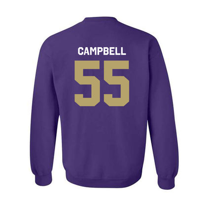 JMU - NCAA Football : JaKobe Campbell - Classic Shersey Crewneck Sweatshirt-1