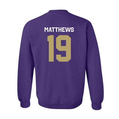 JMU - NCAA Football : Micah Matthews - Classic Shersey Crewneck Sweatshirt-1
