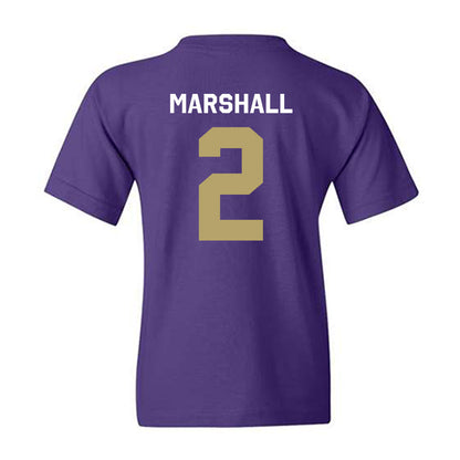 JMU - NCAA Women's Basketball : Kylie Marshall - Classic Shersey Youth T-Shirt-1