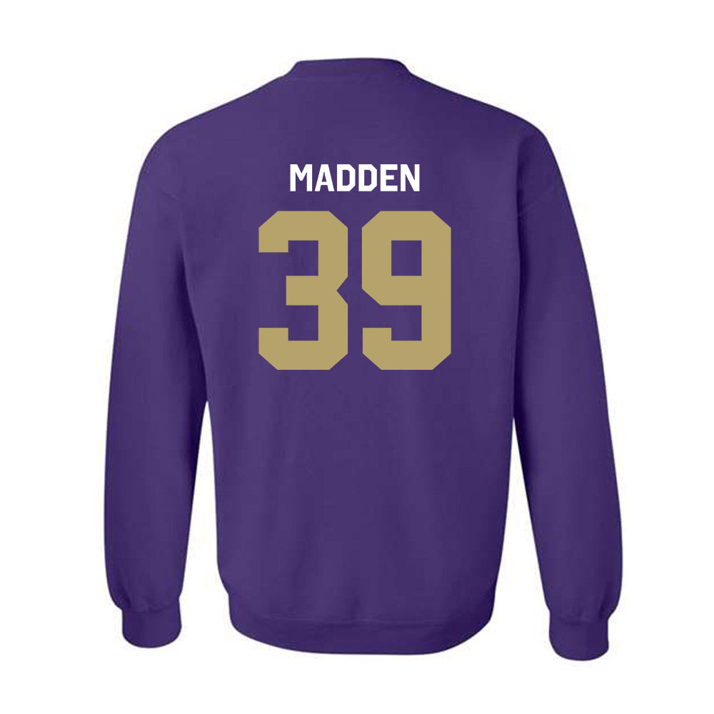 JMU - NCAA Baseball : Griffin Madden - Classic Shersey Crewneck Sweatshirt-1