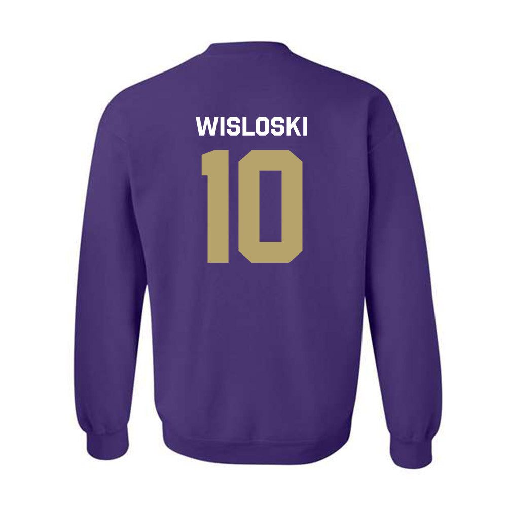 JMU - NCAA Football : Braeden Wisloski - Classic Shersey Crewneck Sweatshirt-1