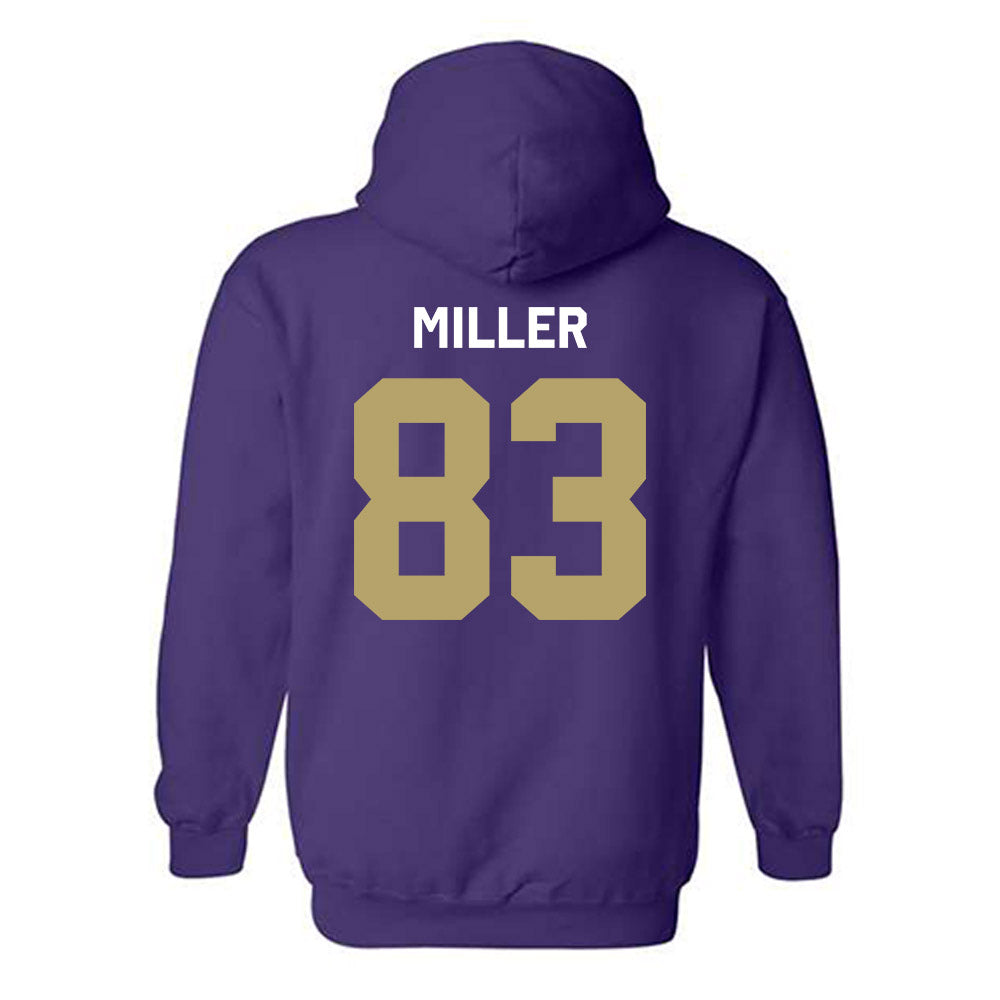 JMU - NCAA Football : Chase Miller - Classic Shersey Hooded Sweatshirt-1