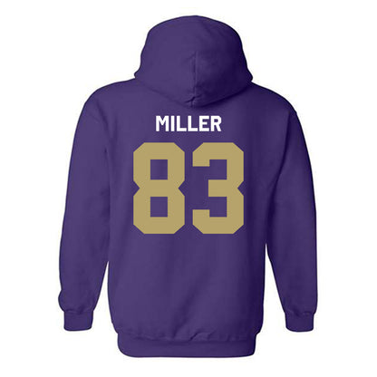 JMU - NCAA Football : Chase Miller - Classic Shersey Hooded Sweatshirt-1