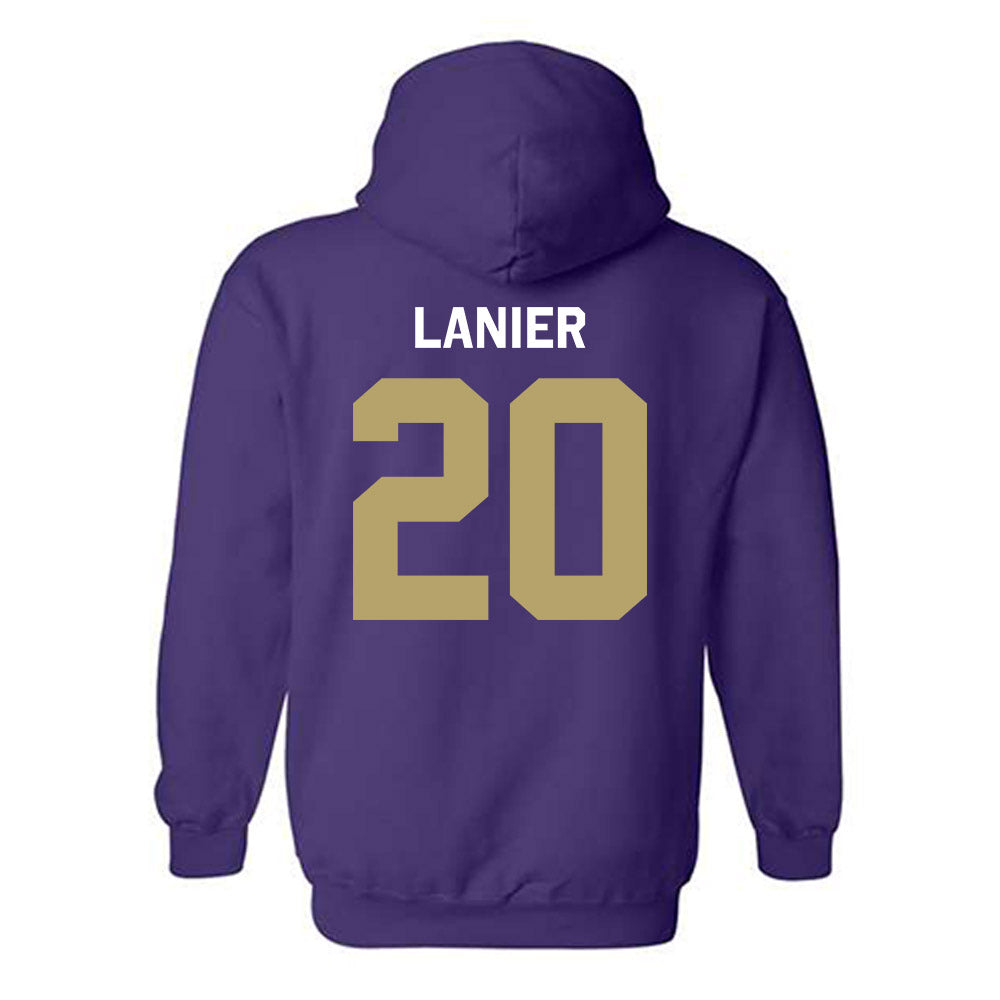 JMU - NCAA Softball : BK Lanier - Classic Shersey Hooded Sweatshirt-1