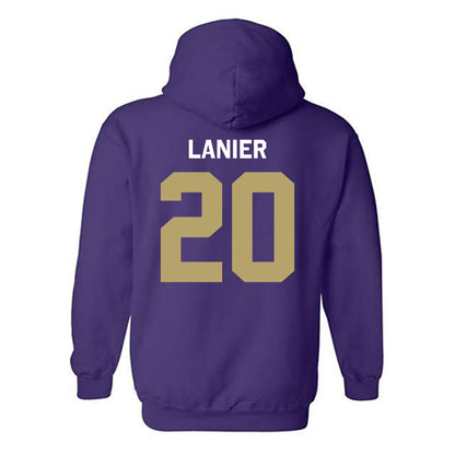 JMU - NCAA Softball : BK Lanier - Classic Shersey Hooded Sweatshirt-1