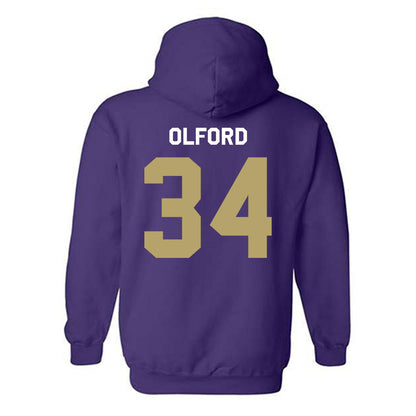 JMU - NCAA Football : Jamal Olford - Classic Shersey Hooded Sweatshirt-1