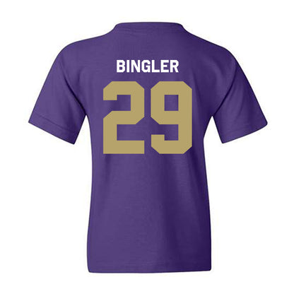 JMU - NCAA Baseball : Alex Bingler - Classic Shersey Youth T-Shirt-1
