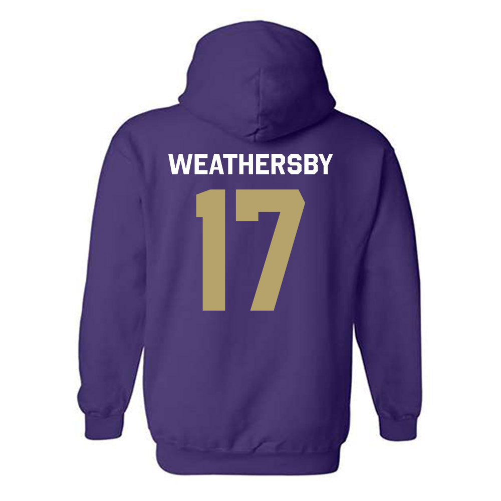 JMU - NCAA Football : Gannon Weathersby - Classic Shersey Hooded Sweatshirt-1
