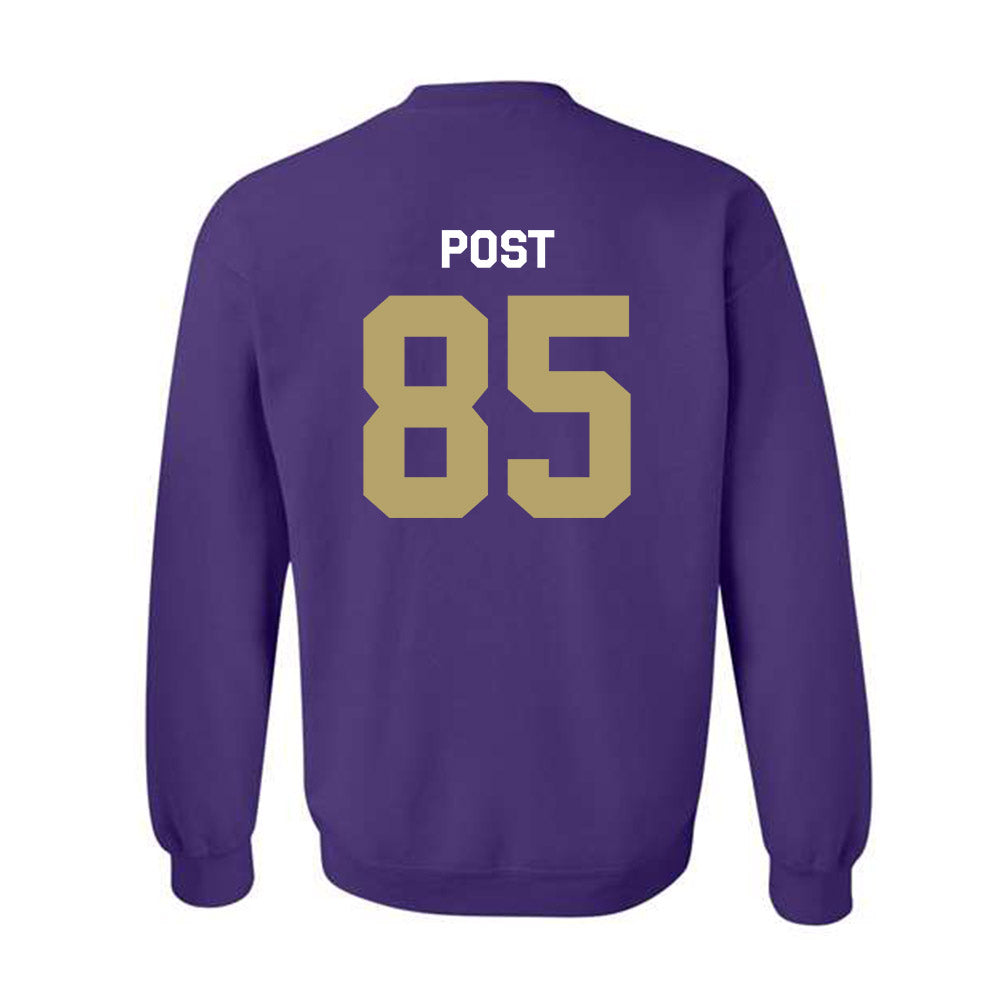JMU - NCAA Football : Ryder Post - Classic Shersey Crewneck Sweatshirt-1