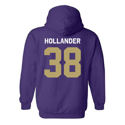 JMU - NCAA Football : Stephen Hollander - Classic Shersey Hooded Sweatshirt-1
