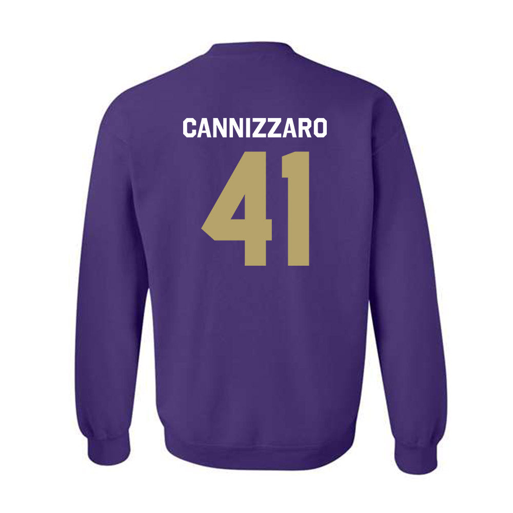 JMU - NCAA Baseball : Jack Cannizzaro - Classic Shersey Crewneck Sweatshirt-1