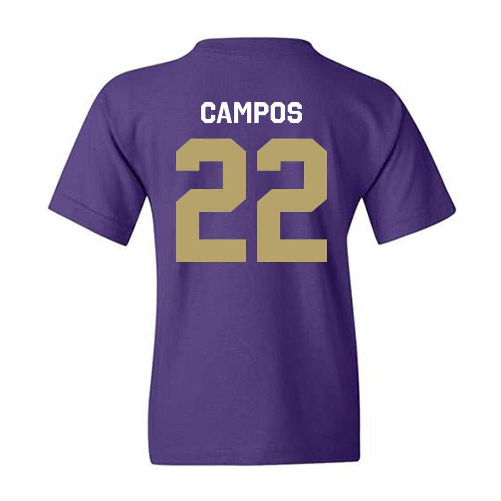JMU - NCAA Baseball : Trey Campos - Classic Shersey Youth T-Shirt-1