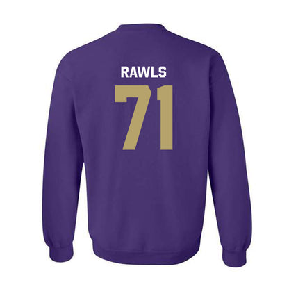 JMU - NCAA Football : Deacon Rawls - Classic Shersey Crewneck Sweatshirt-1