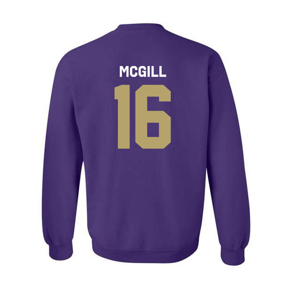 JMU - NCAA Football : TJ McGill - Classic Shersey Crewneck Sweatshirt-1
