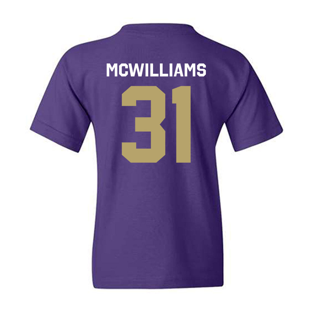 JMU - NCAA Football : Roddrey McWilliams - Classic Shersey Youth T-Shirt-1