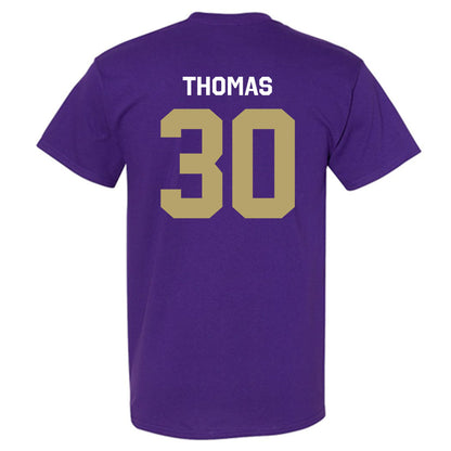 JMU - NCAA Football : Dkwan Thomas - Classic Shersey T-Shirt-1