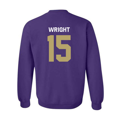 JMU - NCAA Football : Kyi Wright - Classic Shersey Crewneck Sweatshirt-1