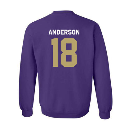 JMU - NCAA Baseball : Jack Anderson - Classic Shersey Crewneck Sweatshirt-1