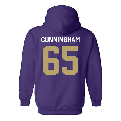 JMU - NCAA Football : Parker Cunningham - Classic Shersey Hooded Sweatshirt-1
