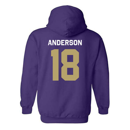 JMU - NCAA Baseball : Jack Anderson - Classic Shersey Hooded Sweatshirt-1