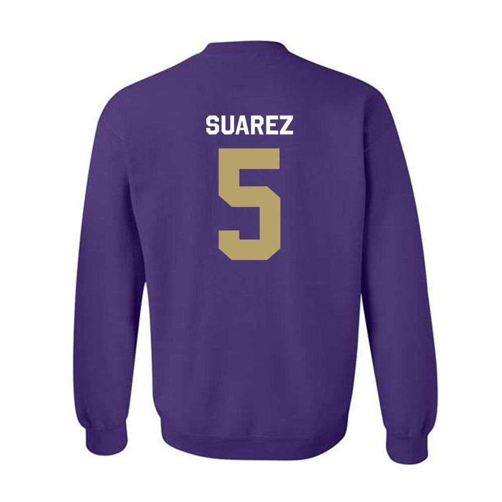 JMU - NCAA Football : Morgan Suarez - Classic Shersey Crewneck Sweatshirt-1