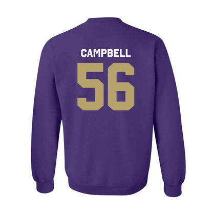JMU - NCAA Football : JaKobe Campbell - Classic Shersey Crewneck Sweatshirt-1