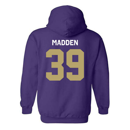 JMU - NCAA Baseball : Griffin Madden - Classic Shersey Hooded Sweatshirt-1