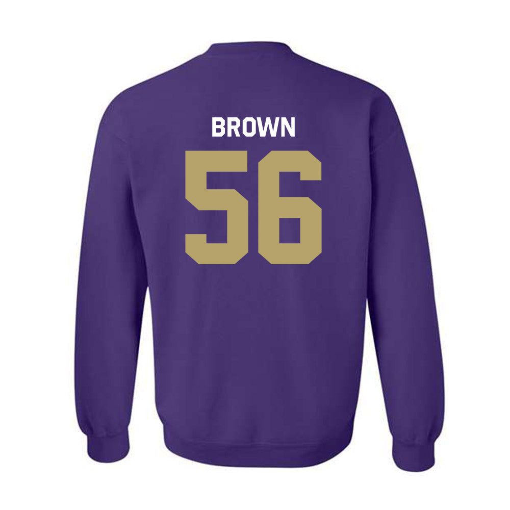 JMU - NCAA Football : Tyler Brown - Classic Shersey Crewneck Sweatshirt-1