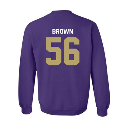 JMU - NCAA Football : Tyler Brown - Classic Shersey Crewneck Sweatshirt-1