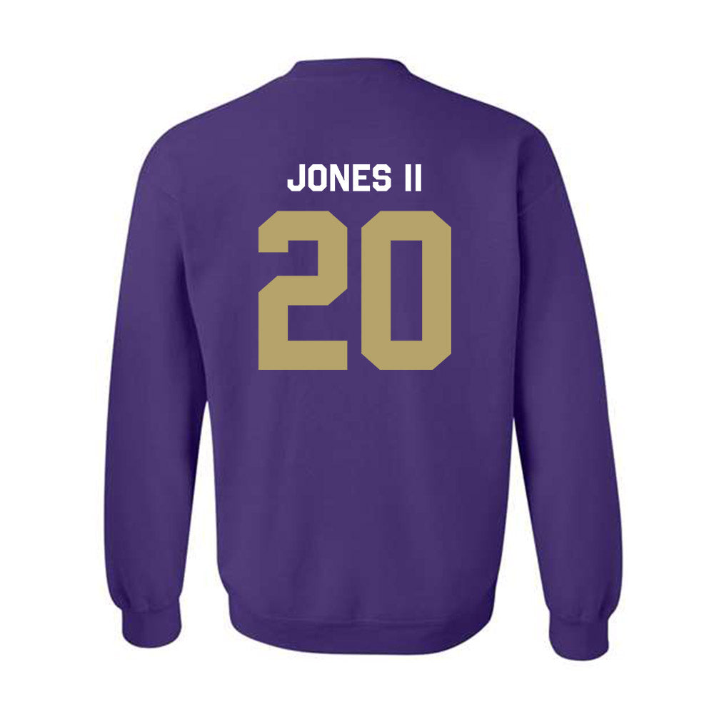 JMU - NCAA Football : Terrence Jones II - Classic Shersey Crewneck Sweatshirt-1