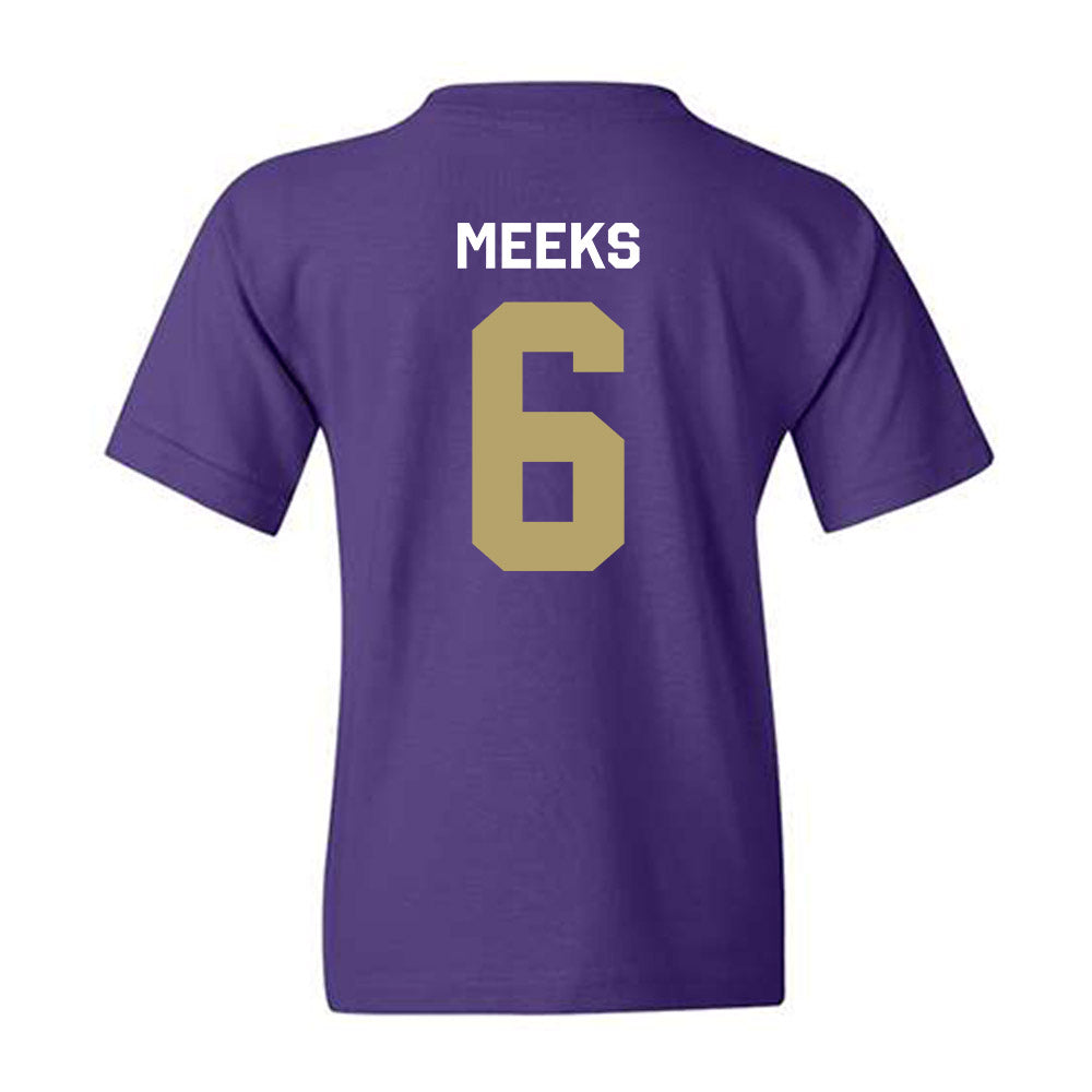 JMU - NCAA Men's Basketball : Ashton Meeks - Classic Shersey Youth T-Shirt-1